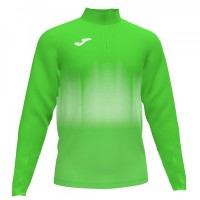 MIKINA 3/4 ZIP ELITE VII FLUO ZELENO-BÍLÁ