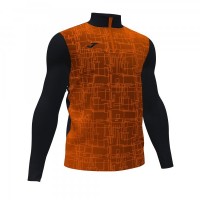 MIKINA 3/4 ZIP ELITE VIII ČERNO-ORANŽOVÁ