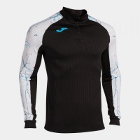 MIKINA 3/4 ZIP ELITE IX ČERNO-BÍLÁ