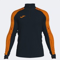 MIKINA 3/4 ZIP ELITE IX ČERNO-ORANŽOVÁ