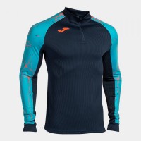 MIKINA 3/4 ZIP ELITE IX TMAVĚ MODRO-TYRKYSOVÁ