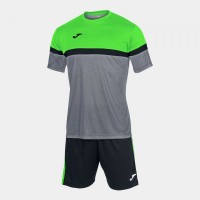 DRES - SET DANUBIO ŠEDO-FLUO ZELENÝ