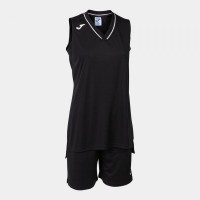 DÁMSKÝ BASKETBALOVÝ DRES - SET ATLANTA ČERNO-BÍLÝ