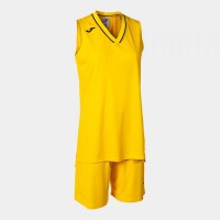 DÁMSKÝ BASKETBALOVÝ DRES - SET ATLANTA ŽLUTO-ČERNÝ