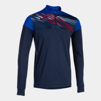 MIKINA 3/4 ZIP ELITE X TMAVĚ MODRÁ