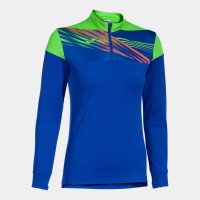 DÁMSKÁ MIKINA 3/4 ZIP ELITE X MODRO-FLUO ZELENÁ