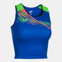 DÁMSKÝ TOP ELITE X FLUO MODRO-FLUO ZELENÝ