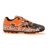 DĚTSKÉ KOPAČKY PROPULSION JR 2308 UMĚLÁ TRÁVA ČERNO - ORANŽOVÉ