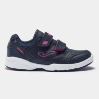 DĚTSKÉ  BOTY SCHOOL JR 2210 FUCHSIOVO - TMAVĚ MODRÉ