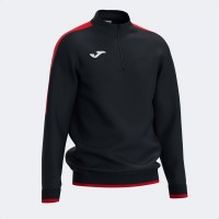 MIKINA 3/4 ZIP OLIMPIADA ČERNO-ČERVENÁ