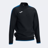 MIKINA 3/4 ZIP OLIMPIADA ČERNO-MODRÁ