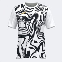 CAMISETA MANGA CORTA LION II BLANCO NEGRO