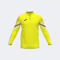 MIKINA 3/4 ZIP ELITE XI FLUO ŽLUTO-ČERNÁ