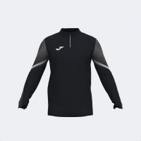 MIKINA 3/4 ZIP ELITE XI ČERNO-ANTRACITOVÁ