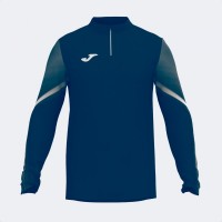 MIKINA 3/4 ZIP ELITE XI TMAVĚ MODRO-BÍLÁ