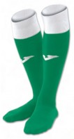 FOOTBALL SOCKS CALCIO 24 GREEN-WHITE  -PACK 4-